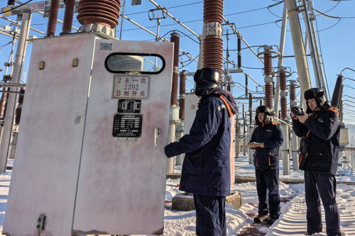 厳寒の中国辽宁省で電力設備点検 安定供給で暮らしを守る